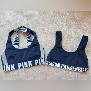 Two Victoria Secret sports bra